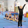 Gymnast receives copper pin