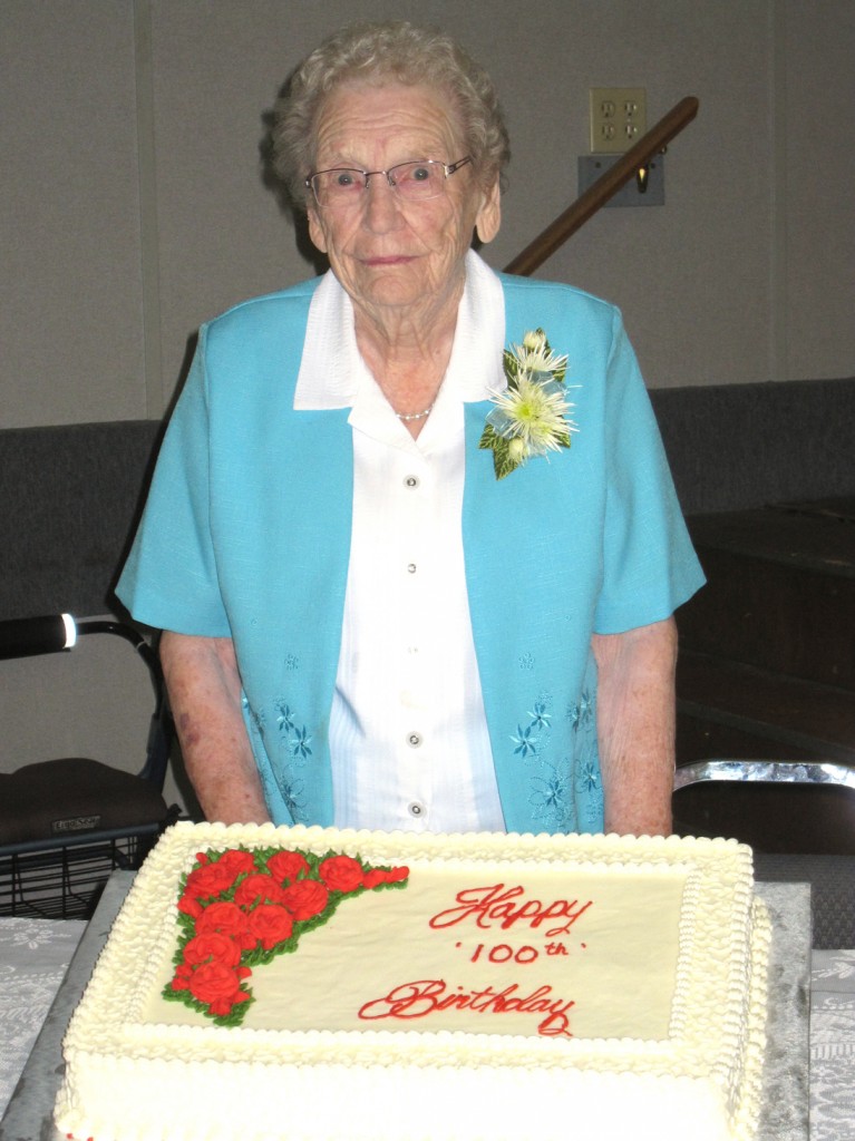 Alberta Gibson celebrates 100th birthday