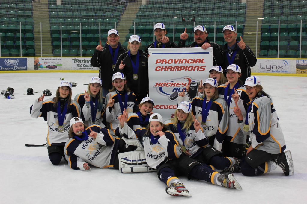 Irma Peewee team wins Provincial B