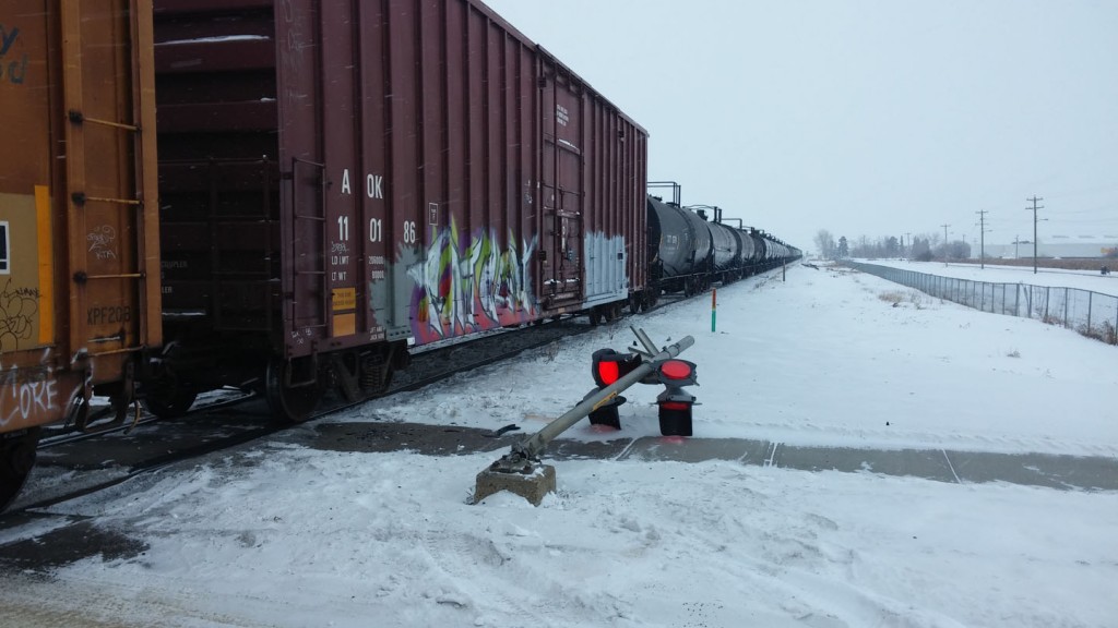 CN Derailment between Kinsella and Irma