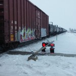 CN Derailment between Kinsella and Irma