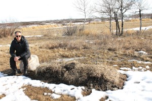 New resting place-Brian at grave