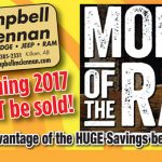 All Remaining 2017 Stock MUST be Sold at Campbell-McLennan!