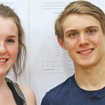 Viking School Jr. High regional badminton winners