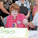 Emma Mark celebrates 100 years with family and friends