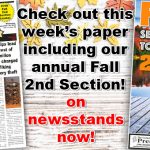 Check out 44 pages of great reading & local advertising in this week’s 2-section edition of The Weekly Review – on newsstands now!