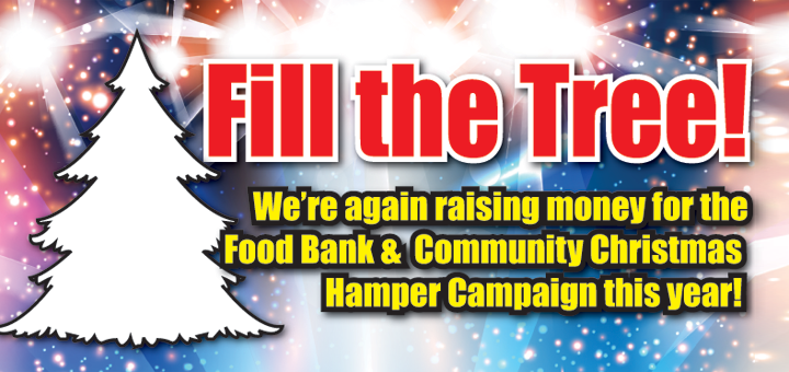 It’s never too early to give to those in need – stop by and FILL THE TREE!