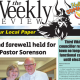 Farewell to beloved pastor, plus 3rd councillor resigns – check out the latest Weekly Review!