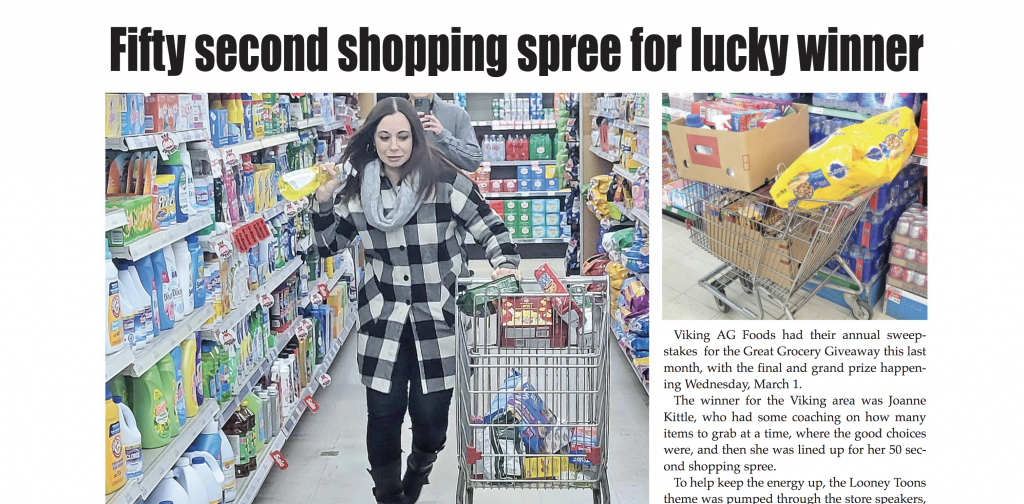 Shopping Spree – check out this week’s paper on newsstands now:
