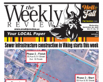 Sewer construction in Viking – plus the 2024 Fall Section – buy the Sept. 25 Weekly Review here: