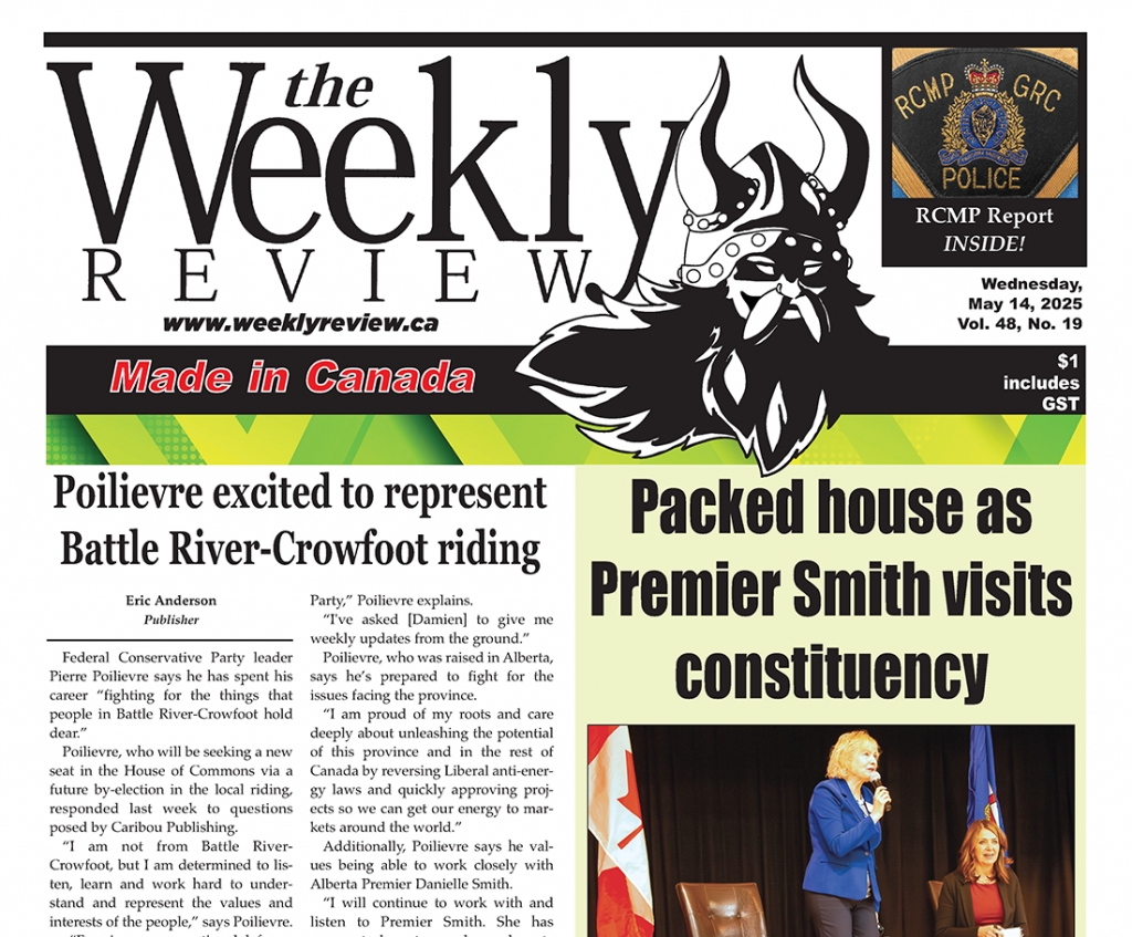 Danielle Smith visits constituency – the May 14 WEEKLY REVIEW is out now!